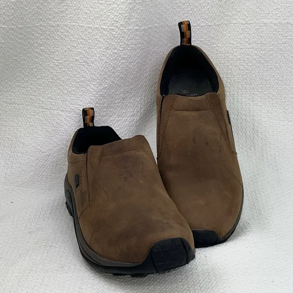Merrell Jungle Moc Nubuck Waterproof Mules/Slip-on Shoes J52927 Men's 10